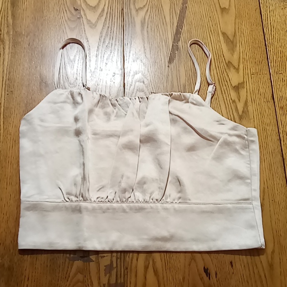 Lulu's Tank Top Womens NEW Beige MEDIUM Casual Work Summer